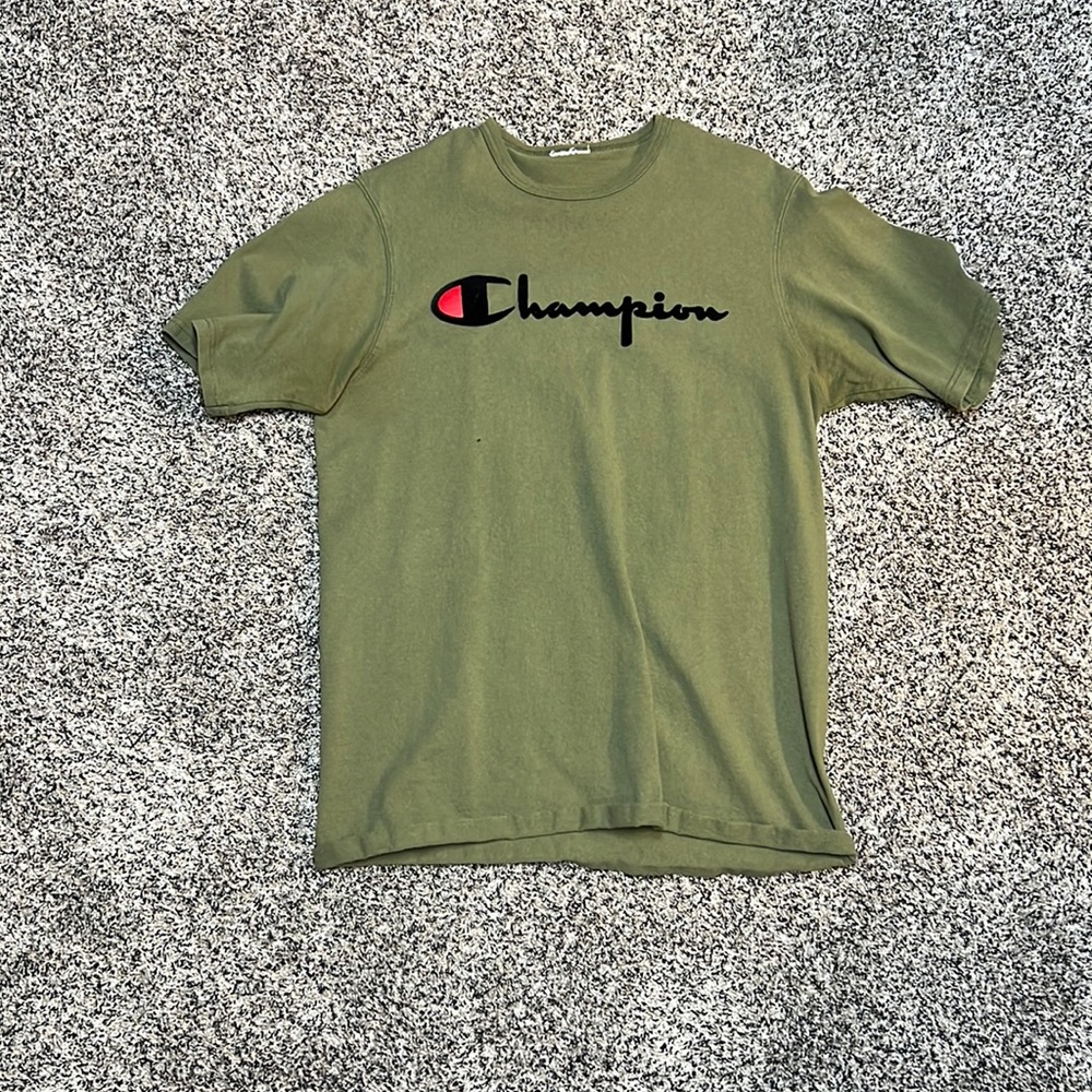 Green champion T-shirt